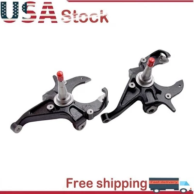 Par de nudillos husillos de caída de 2" para Chevrolet S10 GMC S15 Sonoma Jimmy 1982-2004 Foto 1 de 4