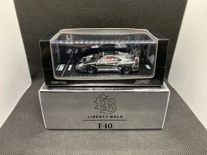 INNO64 - LBWK Ferrari F40 Chrome mit Carbon Akzenten - 1:64 Diecast - NEU - Bild 1 von 6