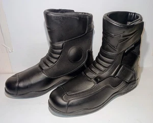 NEW Alpinestars Stella Valencia Waterproof Leather black Motorcycle Boots SZ 12 - Bild 1 von 8
