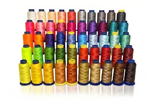 50 X-LG CONE POLY MACHINE EMBROIDERY THREAD 4 HUSQVARNA - Picture 1 of 2