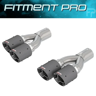 Kit de puntas de fibra de carbono Borla para Jeep Grand Cherokee Trackhawk 60673CF 2018-2021 Foto 1 de 4