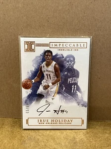 2016-17 Panini Impeccable Basketball Indelible Ink Auto #II-JH Jrue Holiday /99 - Picture 1 of 2