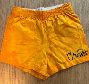 NEW Soffe Gold Tie Dyed Cheer Shorts Youth XL - Picture 1 of 4