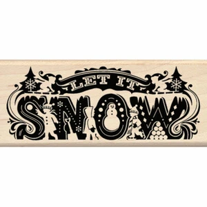 INKADINKADO Holzstempel - MINDSCAPE LET IT SNOW - Bild 1 von 1