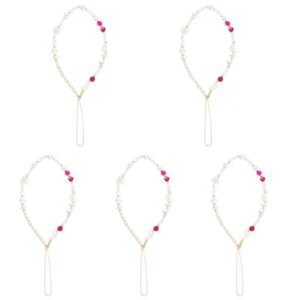 5 PCS Pearl Mobile Phone Chain Decorative Charms for Cellular Phones - Zdjęcie 1 z 12