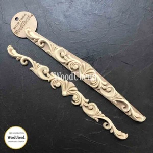 WoodUbend Stampaggio Termopiegabile Confezione Due Pedimenti WUB1364 3,6x32,4cm - Foto 1 di 2
