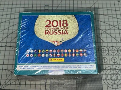 2018 Panini FIFA World Cup Russia sticker sealed box (104 packs per box) - Image 1 of 4