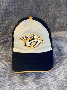 Gorra de malla favorita de los fanáticos de Nashville Predators camionero Snapback NHL hockey azul - Imagen 1 de 3