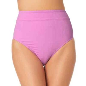 Pantalones de natación California Waves cintura alta (grandes para mujer) lisos acanalados elegantes nuevos con etiquetas - Imagen 1 de 6