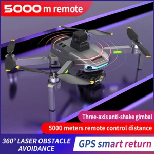 5G 8K 4K GPS FPVWiFi Drone with HD Dual Camera RC Quadcopter Obstacle Avoidance - Picture 1 of 15