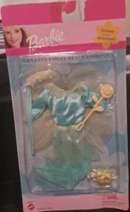 BARBIE NRFC FANTASY KOSTÜME MODE - SCHMETTERLING #68087-91 2000 - KARTE ZEIGT ABNUTZUNG - Bild 1 von 4