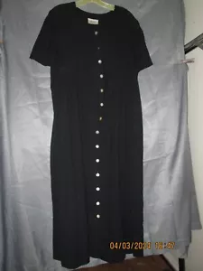 Kathie Lee Collection Black Casual Dress Size XL - Picture 1 of 6