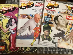 Revista Alter Ego #38, 40, 45 Julius Schwartz, Gil Kane, Sandman, Russ Heath - Imagen 1 de 12