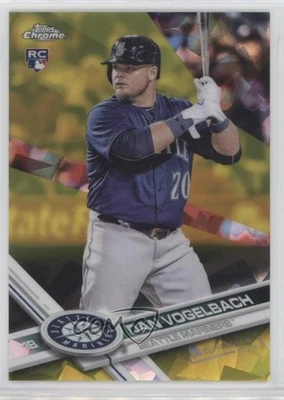 2017 Chrome Sapphire Edition Gold Refractor /5 Daniel Vogelbach Dan Rookie RC - Image 1 of 2
