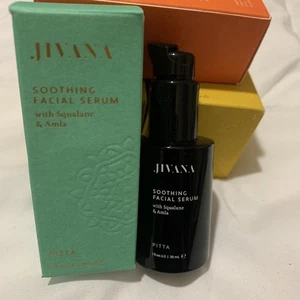 Jivana beruhigendes Gesichtsserum Squalan & Amla Pitta 1 flüssige Unze 90 $ Einzelhandel Ayurveda - Bild 1 von 7