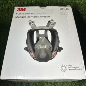 Neu im Karton 3M Vollgesichtsstück Atemschutzmaske 6000 Serie wiederverwendbar 6800 Medium - Bild 1 von 1