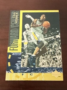 Chris Webber 1994-95 Upper Deck Gold Insert Card #SE30 Warriors Michigan RARE - Picture 1 of 2