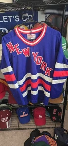 Authentic Vintage 70s/80s New York Rangers Jersey Size Small 34/36 - Picture 1 of 9