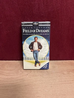 Field Of Dreams VHS 1989 Movie New Sealed Family Sport 1999 Print Has Watermark Foto 1 de 2