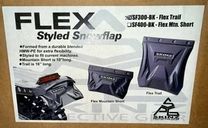 Skinz FLEX Styled snowflap SF300-BK New - Picture 1 of 6