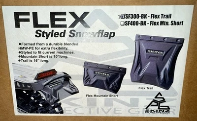 Skinz FLEX Styled snowflap SF300-BK New - Image 1 of 4