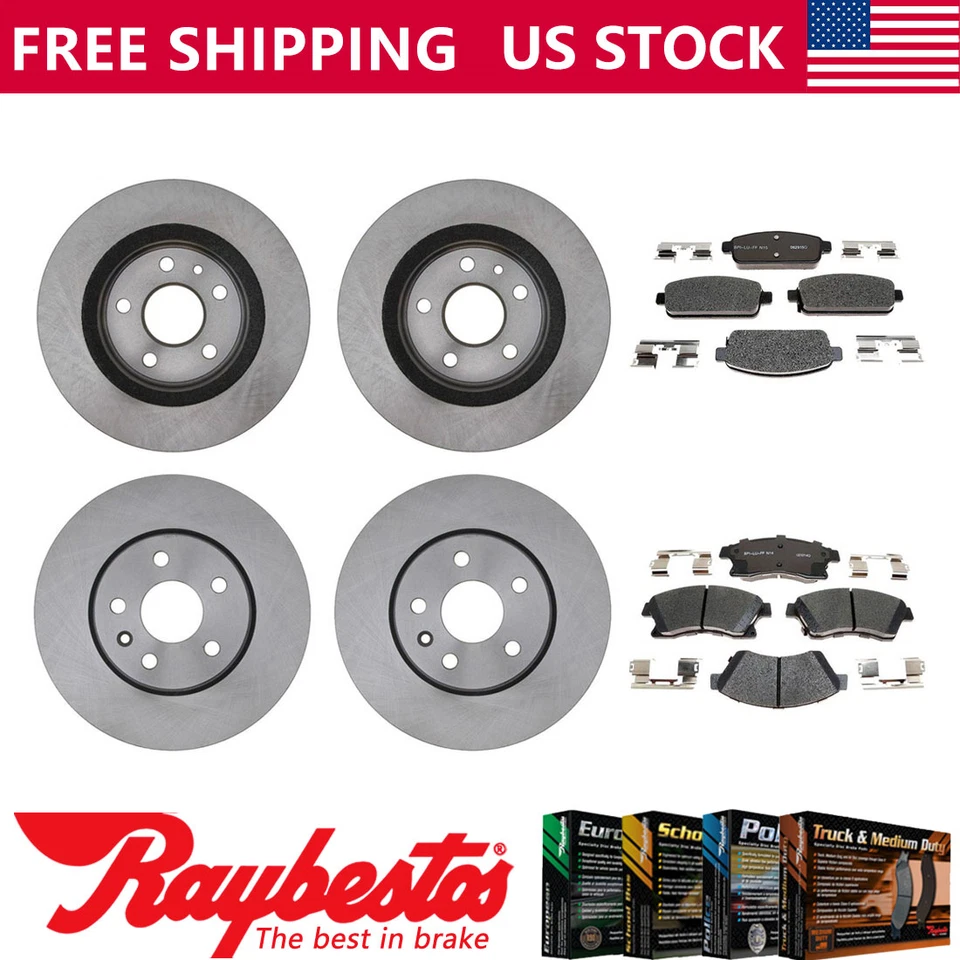 Rotores de freno delanteros traseros y pastillas de freno de cerámica para Chevrolet Cruze Limited 2016 Foto 1 de 4