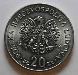 1976 Polen 20 Zlotich Marceli Nowotko - Bild 1 von 2