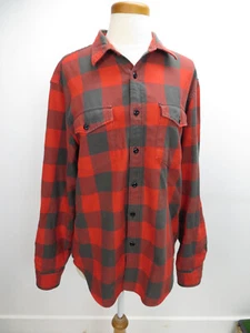 J Crew kariertes Langarm Hemd Gr. Medium rot dunkelgrün Taschen Knöpfe - Bild 1 von 4