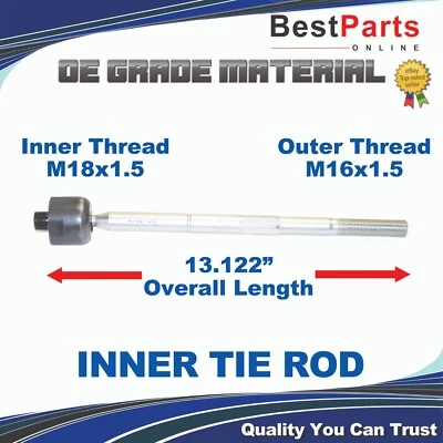 Extremo de barra de amarre interior para Chevrolet Silverado 1500 14-19 Tahoe 15-20 Suburban 15-20 Foto 1 de 4