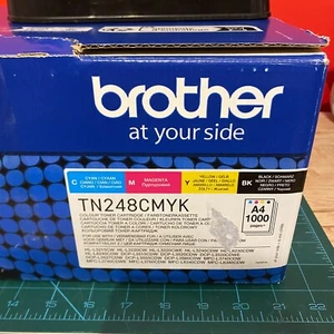 Brother TN248 CMYK Toner Cartridges - 4 pack New Foil Sealed | FREE 📦 DELIVERY - Picture 1 of 4