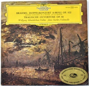 DGG TULIP STEREO SLPM 139126 GERM 1966 BRAHMS Double Conc. STARKER-SCHNEIDERHAN - Picture 1 of 4