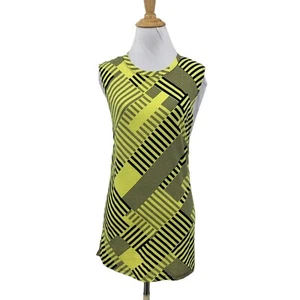Fabletics Tank Top Womens XS Multi Reyna Geometric True Muscle Supima Cotton - Picture 1 of 12