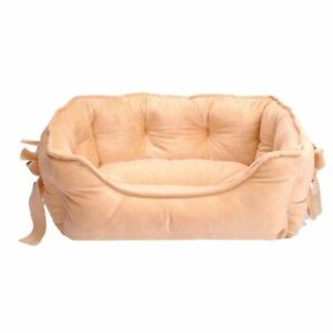 Luxury Princess Dog Bed With Cute Bows Soft Warm Winter Puppy Sofa Pet House Bed