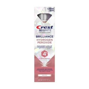Pasta de dientes Crest 3D White Brilliance blanqueadora avanzada fresca como nueva 85 g VENDEDOR DEL REINO UNIDO - Imagen 1 de 14