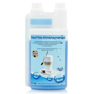 AQUINTOS WASSERAUFBEREITUNG Milchsystem Reiniger passend für Jura 62536 Milchschäumer Cool Control 1000ml