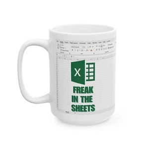Funny Gift for Women - Freak in the Sheets Funny Accountant Gift Mug 11, 15oz - Picture 1 of 7