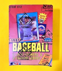 1987 FLEER CELLO BOX BBCE _ BARRY BONDS RC, BO JACKSON RC, BARRY LARKIN RC - Picture 1 of 2