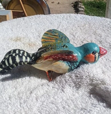 6" L.  Señuelo de pesca en hielo James Mead pinzón cebra en estado nuevo. Foto 1 de 4