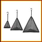 Triangular Hanging Mesh Bag with Hook Camping Organizer Mesh Hanging Basket Net