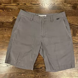 Travis Mathew Chino Golf Shorts Stretch Gray Mens Size 30 - Picture 1 of 5