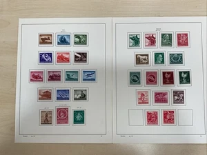 Deutsches Reich postfrische Briefmarken 1944-1945 auf 2 Blättern *219 - Bild 1 von 22