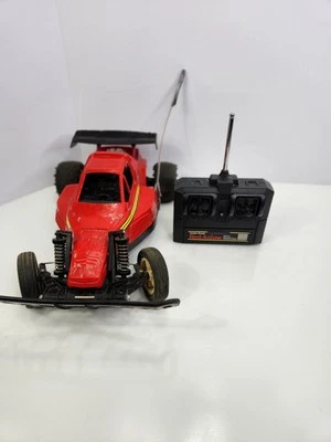 VINTAGE RADIO SHACK RED ARROW BUGGY RC CAR ORIGINAL FOR PARTS OR REPAIR  - Image 1 of 4