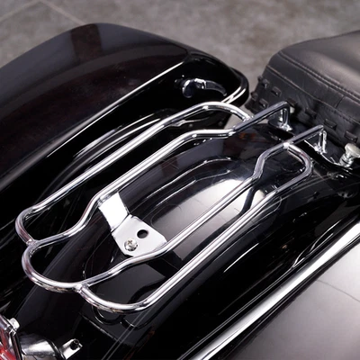 Portaequipajes solo de acero duradero para Harley Heritage Softail Classic 2005-2017 Foto 1 de 4