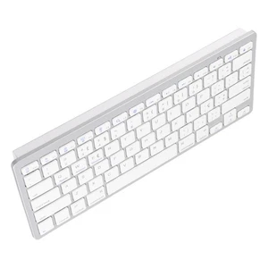 Portuguese Wireless Keyboard Mini 78 Keys Thin Portable White Compute TO - Picture 1 of 22