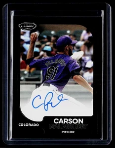 2024 Pulse Lumin #4/15 Bronze Carson Palmquist Auto - Picture 1 of 2