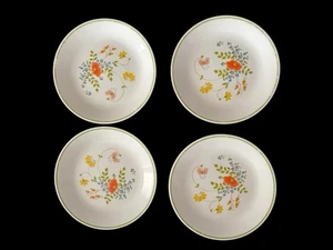 Juego de 4 platos de almuerzo vintage Corelle by Corning Wildflower 8-1/2" - Imagen 1 de 4