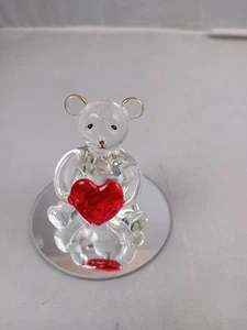 Vintage Glass Bear Figurine - Picture 1 of 8