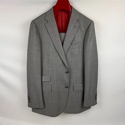 Traje de lana Suitsupply Sienna gris Super 130s para hombre talla 42R Foto 1 de 4