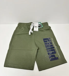 Puma Kids Shorts Size S 8 Olivine Color New with Tags - Picture 1 of 4