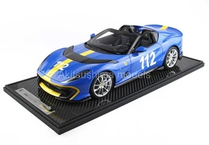 BBR BBR1216Q 1/12 Ferrari 812 Competizione A Blu #112 Edizione Limitata - 28pcs - Foto 1 di 8
